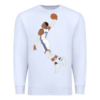 White russell westbrook dunk Premium Sweatshirt - tuanDangUi