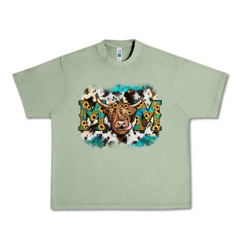 Highland Cow Mom Urban Heavy Tee by JahusDesignShop | Teevron