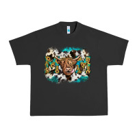 Pigment Black highland cow mom Urban Heavy Tee - JahusDesignShop