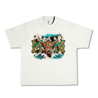Pistachio highland cow mom Urban Heavy Tee - JahusDesignShop