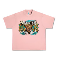 Salmon highland cow mom Urban Heavy Tee - JahusDesignShop