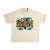 Sandshell highland cow mom Urban Heavy Tee - JahusDesignShop