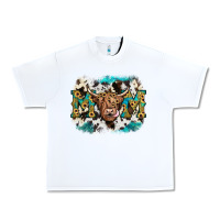 White highland cow mom Urban Heavy Tee - JahusDesignShop