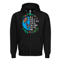 Black Autism Awareness Kindness Puzzle Earth Zipper Hoodie - CowhideDigitalArt