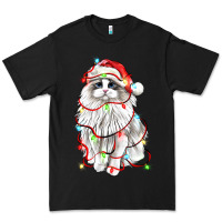 Black christmas ragdoll cat Premium Tee - LillyAllenDesigns