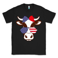 Black Cow 4Th Of July Independence Day Classic Tee - Bettercallsaul