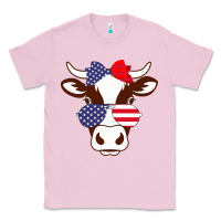Bubblegum Pink Cow 4Th Of July Independence Day Classic Tee - Bettercallsaul