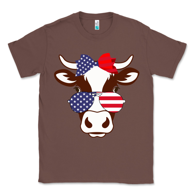 Cow 4th Of July Independence Day Classic Tee by Bettercallsaul | Teevron