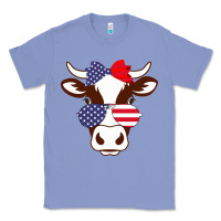 Colony Blue Cow 4Th Of July Independence Day Classic Tee - Bettercallsaul