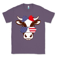 Lavender Cow 4Th Of July Independence Day Classic Tee - Bettercallsaul