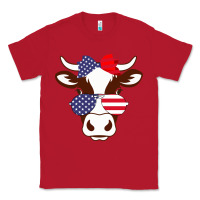 Red Cow 4Th Of July Independence Day Classic Tee - Bettercallsaul