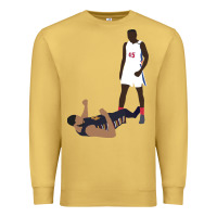 Antique Gold sekou doumbouya over tristan thompson Premium Sweatshirt - tuanDangUi