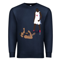 Navy sekou doumbouya over tristan thompson Premium Sweatshirt - tuanDangUi