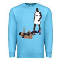 Ocean Blue sekou doumbouya over tristan thompson Premium Sweatshirt - tuanDangUi