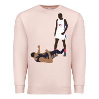 Pale Pink sekou doumbouya over tristan thompson Premium Sweatshirt - tuanDangUi
