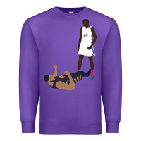 Purple sekou doumbouya over tristan thompson Premium Sweatshirt - tuanDangUi
