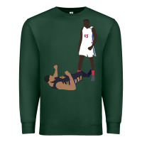 Sports Green sekou doumbouya over tristan thompson Premium Sweatshirt - tuanDangUi