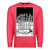 Cardinal ten of swords   x of swords   tarot card   major arcana   fortune tell Premium Sweatshirt - tuanDangUi