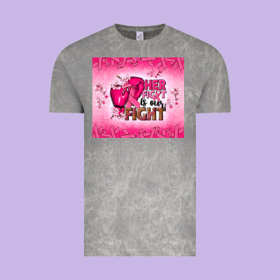Her Fight Is Our Fight Vintage Tee Designed By Nancycooperartshop