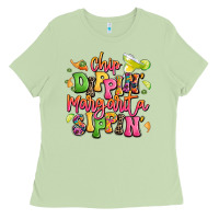 Matcha chip dippin' margarita sippin' Ladies Tee - LillyAllenDesigns