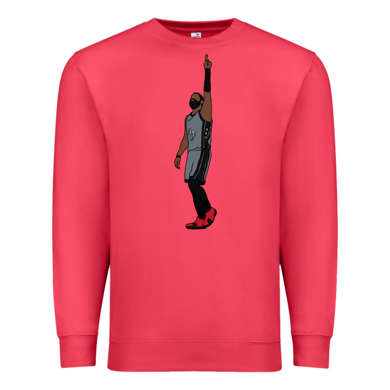 Kyrie Irving Pointing Up Premium Sweatshirt by tuanDangUi | Teevron