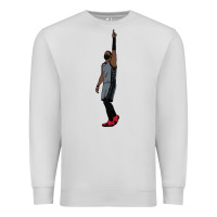 Dove Grey kyrie irving pointing up Premium Sweatshirt - tuanDangUi