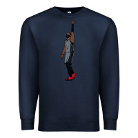 Navy kyrie irving pointing up Premium Sweatshirt - tuanDangUi