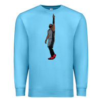 Ocean Blue kyrie irving pointing up Premium Sweatshirt - tuanDangUi