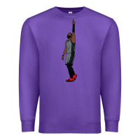 Purple kyrie irving pointing up Premium Sweatshirt - tuanDangUi