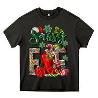 Asphalt sassy elf Heavy Core Tee - MaliasSmallBusiness