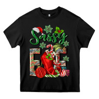 Black sassy elf Heavy Core Tee - MaliasSmallBusiness