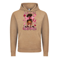 Vintage Coffee just a girl who loves pink christmas afro messy bu Vintage Hoodie - texasbilliewilder