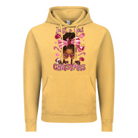 Vintage Mustard just a girl who loves pink christmas afro messy bu Vintage Hoodie - texasbilliewilder