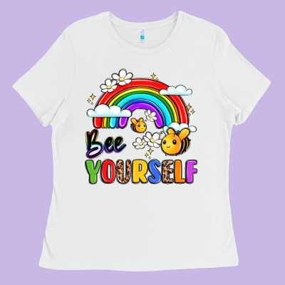 Bee Yourself Ladies Tee Designed By Lillyallendesigns