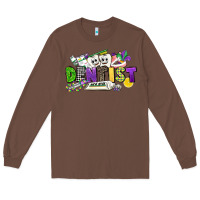 Chestnut dentist mardi gras Long Sleeve Tee - CowGirlArtShop