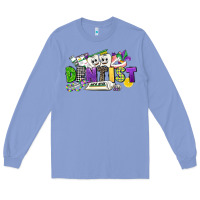 Colony Blue dentist mardi gras Long Sleeve Tee - CowGirlArtShop