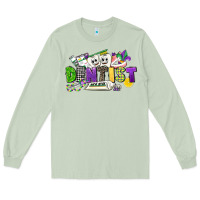 Matcha dentist mardi gras Long Sleeve Tee - CowGirlArtShop