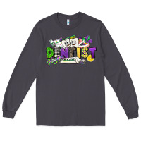 Smoke dentist mardi gras Long Sleeve Tee - CowGirlArtShop