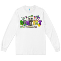 White dentist mardi gras Long Sleeve Tee - CowGirlArtShop