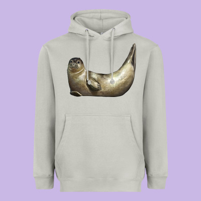 Sea Seal Heavyweight Hoodie Designed By Lillyallendesigns