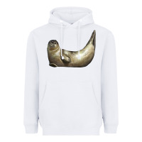 White sea seal Heavyweight Hoodie - LillyAllenDesigns