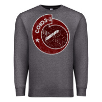 Charcoal Heather soyuz 3 space program Premium Sweatshirt - tuanDangUi