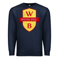Navy whiting bros road 66 vintage gas station Premium Sweatshirt - tuanDangUi