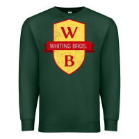 Sports Green whiting bros road 66 vintage gas station Premium Sweatshirt - tuanDangUi