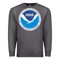 Charcoal Heather noaa vintage design Premium Sweatshirt - tuanDangUi