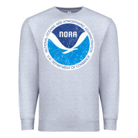 Heather Grey noaa vintage design Premium Sweatshirt - tuanDangUi