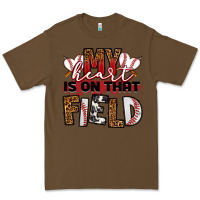 Cacao my heart is on that field baseball Premium Tee - RanaPortraitStore