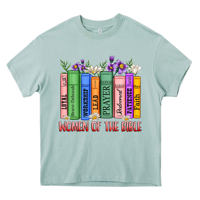 Women Of The Bible Heavy Core Tee by MaliasSmallBusiness | Teevron