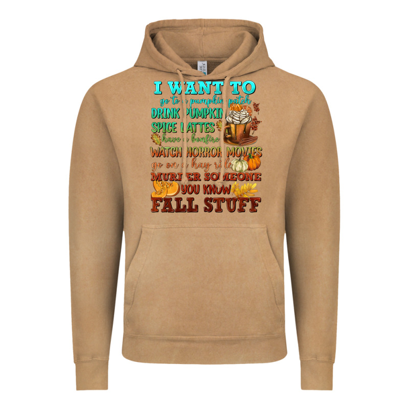 I Want To Fall Stuff Vintage Hoodie by NancyCooperArtShop | Teevron