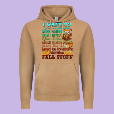 I Want To Fall Stuff Vintage Hoodie Designed By Nancycooperartshop